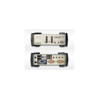 Переключатель KVM ATEN CS-1732B-C (USB&PS/2) Switch 2 порта, USB HUB, кабели в комплекте (CS1732B-C)