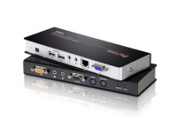 Удлинитель KVM CE-790 Video+Звук+RS-232 удлинитель, через TCP/IP (мод. CE790), Aten