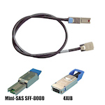  SAS HighPoint Cable EXT-MS-1MIB MINI-SAS TO INFINIBAND LATCH (FOR 2322)