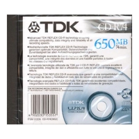 Диск CD-RW TDK 650MB 4X