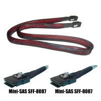 Кабель Mini SAS Cable, SFF-8087 - SFF-8087, длина 1 метр, SAS-024, Negorack