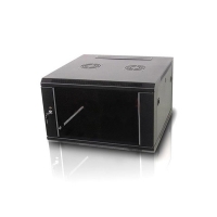 Серверный шкаф 19" 12U WM6612 (600x600x635мм), настенный, 1 секция, стекл. дверь, черный, RackPro