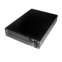 Корзина 1 x 3.5" с салазками "горячей" замены для 2х2.5 SATA HDD NR-HD9012, черная
